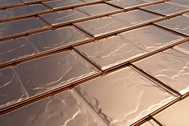 Interlock Solid Copper Metal Roofing