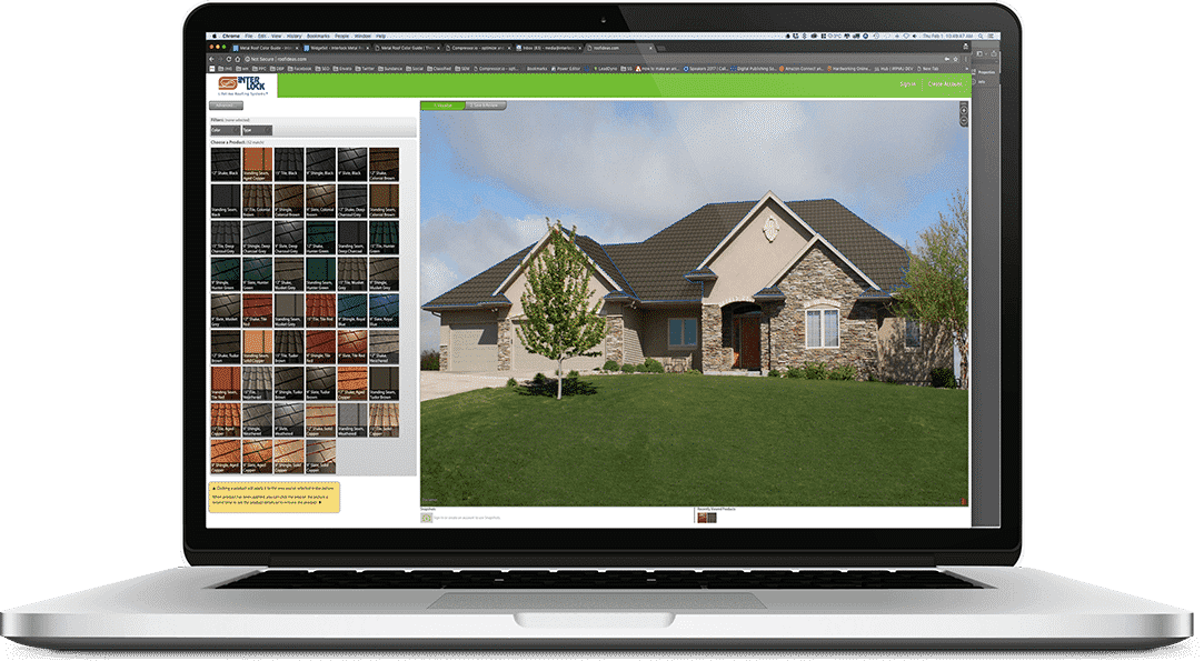 RoofVisualizer — Interlock Metal Roofing